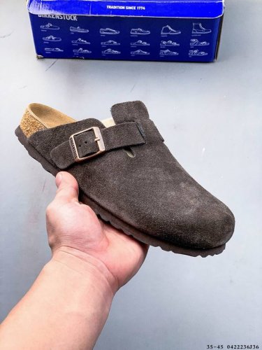 集图 德国百年知名鞋履品牌 博肯Birkenstock Zurich系列 黑色反绒 牛皮绒面革 双扣时尚凉拖 勃肯半拖凉鞋系列 亲肤透气的人造革，搭配可调节鞋扣