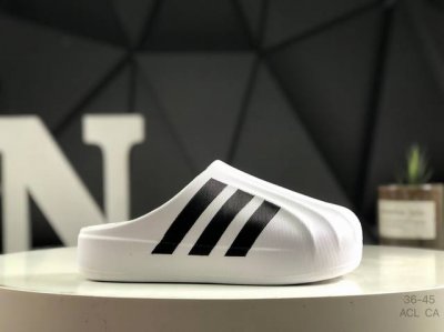 阿迪达斯 Adidas Originals Adifom Superstar Mule 鸭鸭鞋 阿迪今夏爆款包头鸭鸭拖鞋 包头半拖 小红书网红达人明星同款 今夏