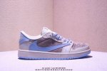 简介：当红嘻哈歌手特拉维斯 斯科特联乘路易威登Louis Vuitton X Travis Scott X Nike Air Jordan 1 Low Og S