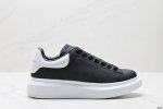 公司级意大利高奢品牌Alexander Mcqueen亚历山大 麦昆 Sole Leather Sneakers低帮时装厚底休闲运动小白鞋 尺码:39-45 I