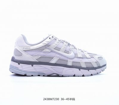 Nike P-6000 复古休闲运动老爹鞋 #层次鲜明线条设计 摆脱厚重外形 超轻鞋身 细节随意对比 货号：Fv6603-100 尺码：35.5 36 36.5