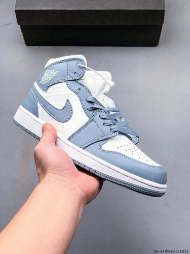 集图 真标半码！耐克Nike Air Jordan 1 Mid Aj1乔丹一代中帮经典复古文化休闲运动篮球鞋 0411271D22