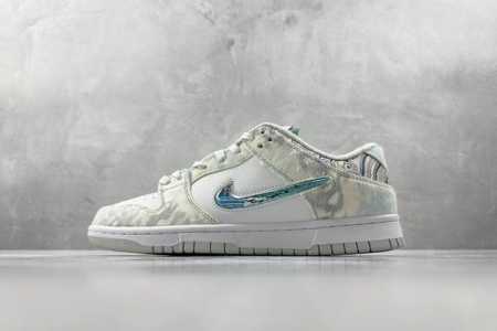 Yc 放店私 纯原 定制球鞋 Nike Dunk Low 皮革 蒸汽木偶 Cny龙年限定 三太子敖丙 白青 货号：Dv0831 101 尺码：39 40 40. - 点击图像关闭