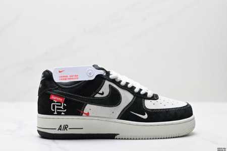 真标耐克Nike Air Force 1“07空军一号低帮百搭休闲运动板鞋。柔软、弹性十足的缓震性能和出色的中底设计，横跨复古与现代的外型结合，造就出风靡全球三 - 点击图像关闭