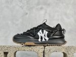 放店私 正单 Mlb Chunky Runner Basic 绑带 老爹厚底休闲运动慢跑鞋 采用优质轻量克重纤维移膜皮革及透气网面鞋面材质 全新独立开发4.5C