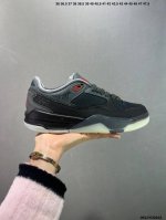 200 公司级Who Decides War X Nike Jordan Flight Court Ate 搭防滑耐磨 低帮 耐克复古篮球鞋 货号:Hf3255