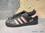 新品上市实拍 阿迪达斯Adidas三叶草 Originals Superstar”Embroidered Logo Black White“贝壳头经典百搭休闲运