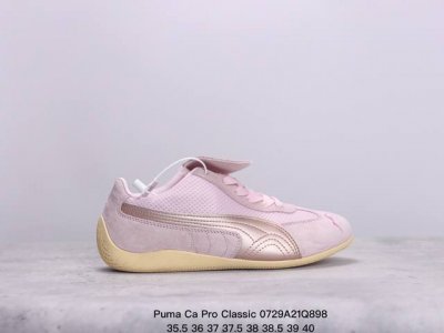 真标彪马 Puma Ca Pro Classic 百搭单品彪马复古休闲鞋经典男女板鞋，搭配精心设计的配色组合，营造浓郁的复古氛围。鞋面打孔细节,提升穿着时的舒适