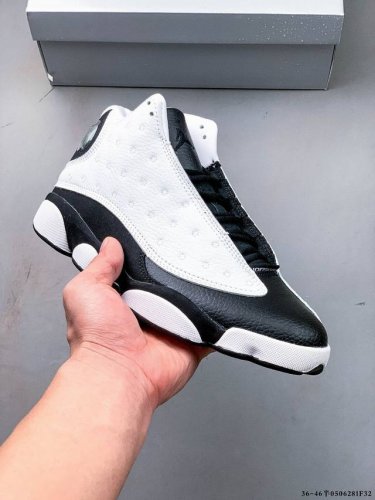 公司级！Air Jordan 13 Xiii Brave Blue 迈克尔 乔丹Aj13代复古中帮文化休闲运动篮球鞋 0506281F32