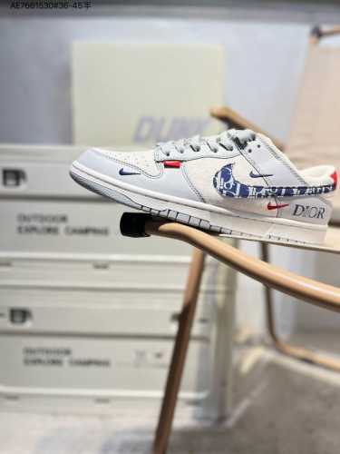 350 迪奥联名# Nk Sb Dunk Low Dior迪奥联名 周年高端定制 低帮休闲板鞋 #大厂纯原品质出货 超高清洁度 皮料切割干净无任何毛边 细节完美
