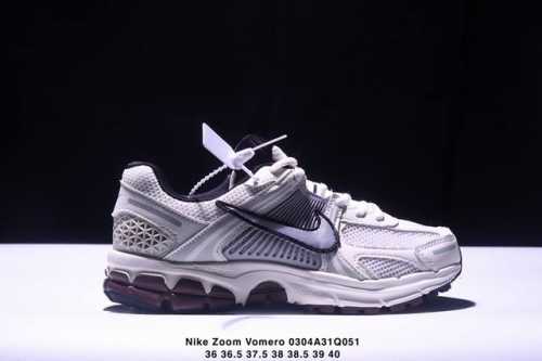 170 Nike Zoom Vomero V5 佛莫罗5代系列经典复古休闲运动慢跑鞋Fj2028-001 #采用环保纤维革饰片组合网眼布鞋面材质 正确后跟Tpu