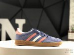 200 阿迪达斯Adidas Originals Gazelle Indoor 德训系列 三叶草复古休闲运动板鞋 鞋面采用反绒革组合环保纤维革材质，外置Rb橡胶