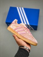 Adidas Originals Gazelle Indoor 粉色三叶草复古休闲运动板鞋 货号 Ji 9 Size 35-41 半