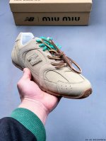 250 美拉德配色打造全新跨界合作，意大利奢侈品牌/缪缪Miumiu X Nb新百伦New Balance 530 Sl系列低帮经典复古休闲运动慢跑鞋 0311