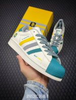 C 阿迪达斯 Adidas Superstar 贝壳头经典百搭休闲板鞋 诠释市场最高工艺水平 贝壳头经典小白板鞋 专柜上架同步配色 区别市面普通真标版本 进出专