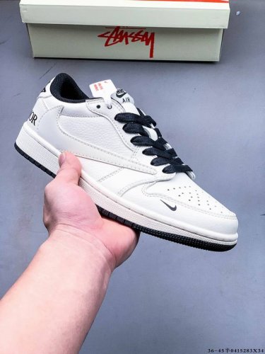 公司级头层！耐克Nike Air Jordan 1 Low Aj1乔1 低帮潮流缓运动休闲板鞋。Aj1 低帮拼接 完美版型真头层牛皮# 内置缓震气垫 原鞋开模