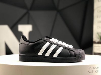 真标带半码 阿迪达斯 Adidas Superstar 三叶草经典贝壳头系列 迪奥联名 新款休闲板鞋潮流男女士运动鞋 鞋面柔软皮革材质 标志性的贝壳鞋头 锯齿三