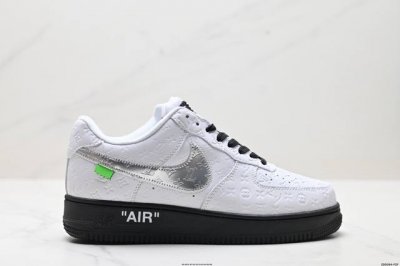 公司级Nike Air Force 1 X Louis Vuitton 原楦头原纸板 打造纯正低帮空军版型 专注外贸渠道 全掌内置蜂窝气垫 原盒配件 原厂中底钢