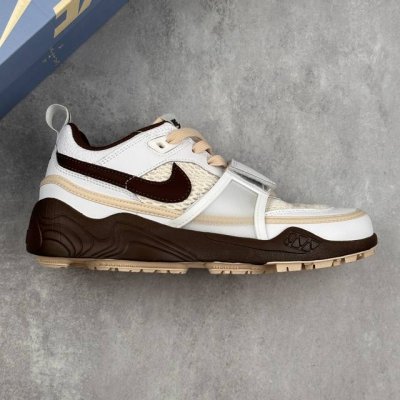 本地 核心私 Travis Scott X Nike Zoom Field Jaxx Sp 倒钩 舒适潮流防滑耐磨低帮生活休闲鞋 Travis Scott 携手