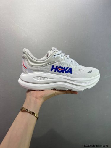 公司级Hoka One One Bondi 9 柔软舒适防滑耐磨 低帮 休闲跑步鞋 1162012 36-45带半码 Id：183Jxd0515