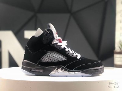 290 air Jordan 5 Retro "Black Metallic Reimagined" 高帮 2025复刻 黑银 系列 整体设计还原元年的风格，采