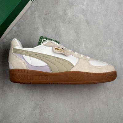本地210 核心私 Puma Palermo Moda Wns 彪马 防滑耐磨低帮经典休闲德训板鞋 孔眼底座和脚趾凸起由绒面革材料制成 支持侧踏时的踏步工作 脚