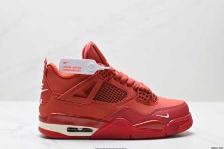 公司级Nike Air Jordan 4 Retro 耐克迈克尔 乔丹Aj4代中帮复古休闲运动文化篮球鞋 原厂材料Tpu超Q弹网格材质 缜密拉帮及中底钢印细节 - 点击图像关闭