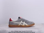 亚瑟士 Onitsuka Tiger Tokuten 复古低帮休闲跑鞋 Tokuten的灵感来源于80年代的室内用鞋 T-Toe前足补强设计 室内鞋的橡胶大底元