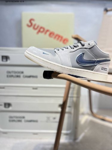 公司级头层皮乔丹Air Jordan 1 Low Aj1低帮系列篮球鞋 官方同步配色 原装级产物 #拒绝公底 立体鞋型 细节完美 高清洁度Xf8698 Qs70