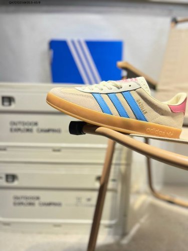 ad Originals Gazelle Bol D品控无敌、进口翻毛皮、各大平台不二之选。 色差还原度高达百分99以上。 全部提取原鞋色卡比对采样定制色卡。