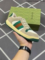 140 古驰 Gucci Distressed Screener Sneaker 古驰小脏鞋系列 官方同步 经典原型复古百搭做旧小脏板鞋复古学院风 怀旧版 货号