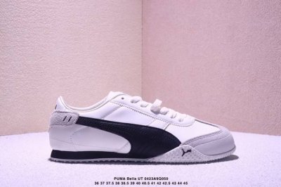 真标puma Bella Ut 彪马 徐梦洁同款舒适男女低帮生活休闲德训薄底鞋 货号:402186-04 Xm04 50