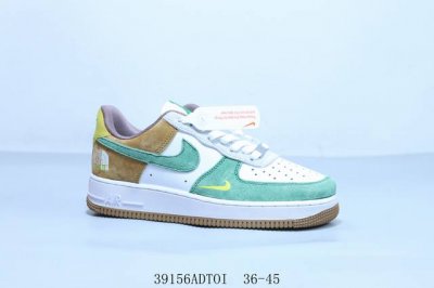 120 耐克 Nike Air Force 1 Af1耐克 低帮 空军一号休闲板鞋 北面联名 39156Adtoi 36-45