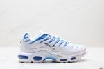 真标Nike Air Max plus 耐克 轻便缓震 耐磨大气垫系列 跑鞋 全新的鞋面材质搭配Tpu波浪纹理与内靴设计 打造如袜子般的贴合支撑体验 带来更加舒