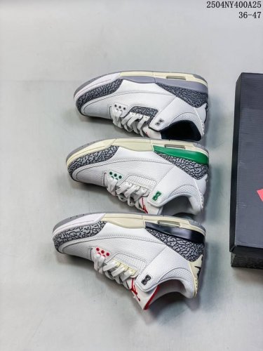 A Ma Maniere X Air Jordan 3 Retro Diffused Blue 联名白黑蓝 Aj3 乔丹3代 Aj3 乔3 联名白蓝 乔丹篮球鞋