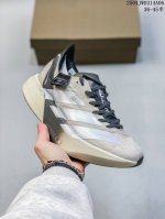 公司级Y-3 Adidas Adizero Adios Pro 4M 马拉松飞线贾卡轻质透气休闲运动跑步鞋 采用双层透气网纱 Flywire动态飞线绑缚鞋面材质