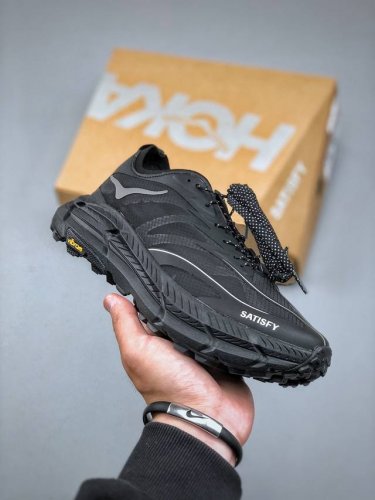 Hoka One One Satisfy Running Mafate Trail 低帮缓震户外登山功能鞋 1168450 Bckt 尺码：36-46 半