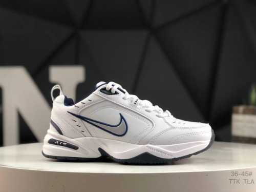 公司级带半码Nike Air Monarch M2K 复古单品 复古潮流优质皮革打造鞋面，夸张流线极符 风靡老爹元素 外形延续当下潮流得未来感老爹鞋 设计干净配