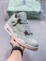 f版 Air Jordan 4 Retro 乔丹四代“Net” 薄荷绿 纯原大厂出品 Air Jordan Aj4 Retro 原楦原纸板 原厂材料开发 细节把
