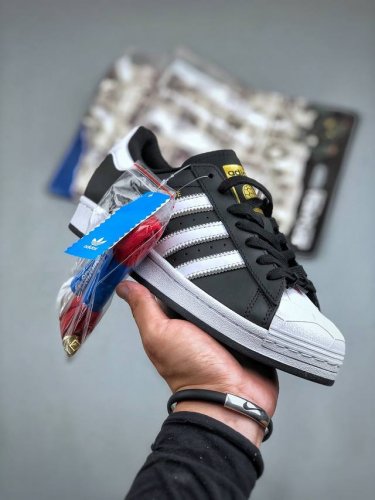 Adidas Originals Superstar 忍者神龟联名款 贝壳头 潮流复古 时尚 舒适透气 耐磨 休闲板鞋 货号:Eg4957尺码：35-45 半