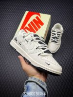 Nk Sb Dunk Low 斯图西系列-米白白勾 周年高端定制 低帮休闲板鞋 #定制鞋盒 大厂纯原品质出货 超高清洁度 皮料切割干净无任何毛边 细节完美 货号