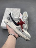 本地自取340 海外限量发售！公司级Nike Air Force 1 '07 Low “北面联名——灰底灰猪八”空军一号 低帮 运动鞋 休闲鞋 折边针车 工艺难