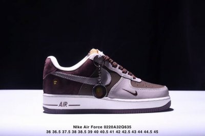 海外限量发售！公司级Nike Air Force 1 '07 Low “斯图西联名--米黑云母”空军一号 低帮 运动鞋 休闲鞋 折边针车 工艺难度大 原楦头原纸