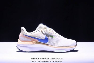 Nike Air Zoom Winflo 25 网透面气 训跑练步鞋 该鞋款采用改良版网眼布和增加泡棉设计，专为驾驭耐力跑而设计，出色的缓震性能可助力你心无旁骛