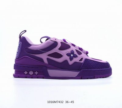 公司级全新lv路易威登louis Vuitton Trainer Sneaker Low休闲运动文化百搭板鞋 尺码:36-45 编码1016M7432