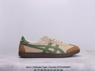 公司级亚瑟士 Onitsuka Tiger Tokuten 复古低帮休闲跑鞋 实拍首发 鞋跟 鞋舌处印有鬼塚虎特有的品牌logo标志 提升品牌的认知度 柔软内里