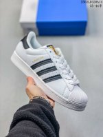 阿迪达斯Ad Originals Superstar 经典贝壳头休闲板鞋 纯白 B27136 纯原鞋楦 立体Logo 国内最高工艺 原装超软一体蓝底 头层抗裂牛