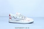 乔丹Air Jordan 1 Low Aj1 乔1低帮复古文化休闲运动篮球鞋倒勾 绑带 货号 Sj0086-136 5 70Adeop半 36-45