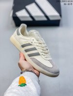130 公司级阿迪达斯三叶草Adidas Originals Samba Messi 桑巴舞系列绅士德训足球风百搭低帮休闲运动板鞋 货号:Jq0266 尺码:3