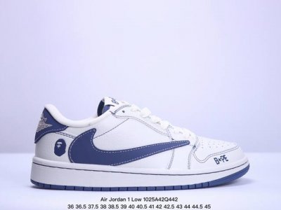 海外爆款限量发售！公司级 Travis Scott x Fragment Design x Jordan Air Jordan 1 Low OG SP “巴宝莉